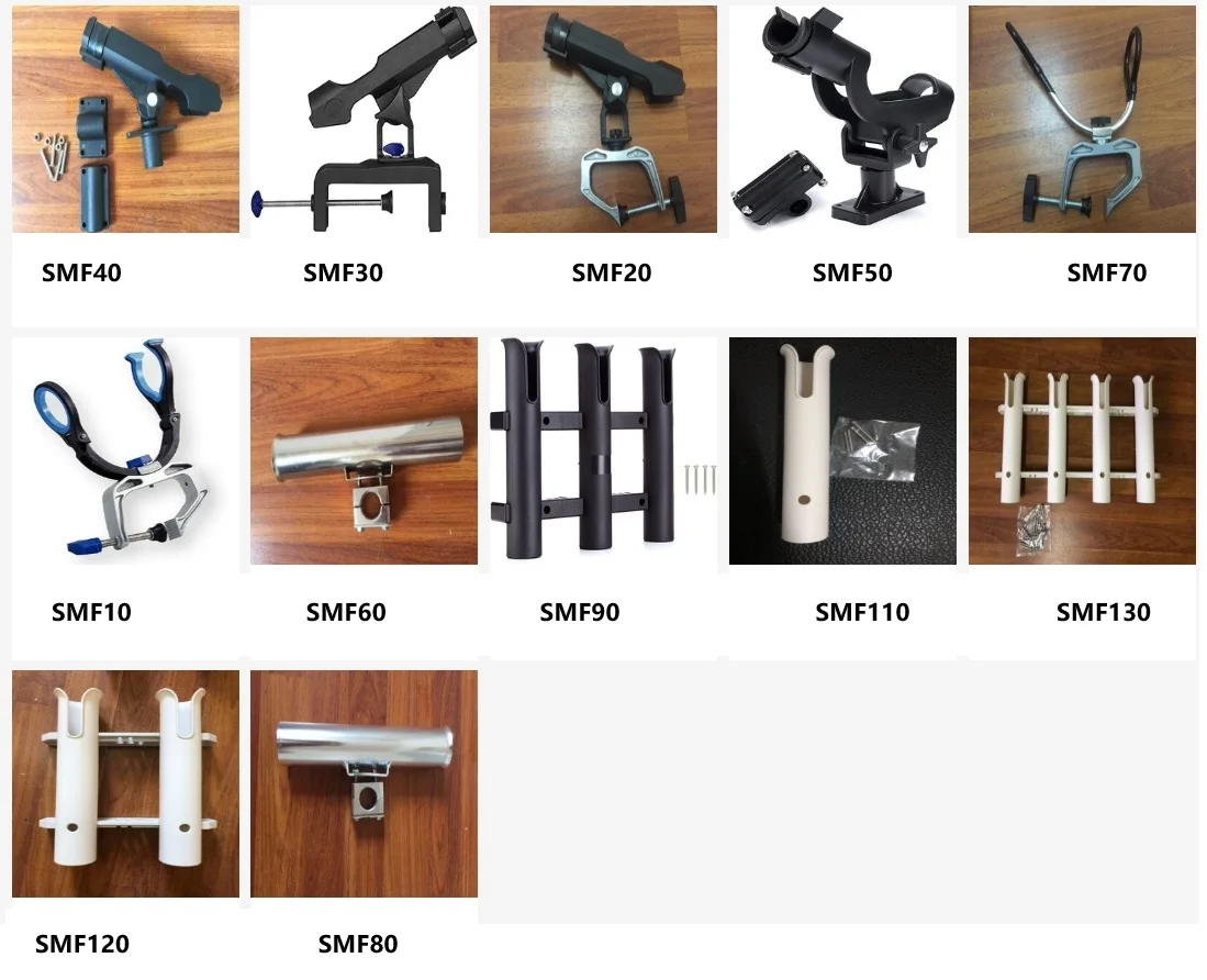 Solarmarine SMF20 Kayak Swivel Fishing Seat Angled Fishing Seat Boat aluminum alloy Fishing rod Holder