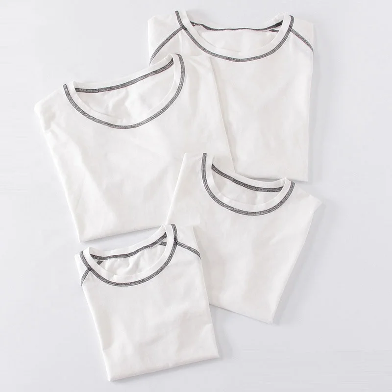 OEM Pajamas for Kids Boys Girls Pajamas 4 pcs set, Short Sleeve kids Clothing T-shirt Set