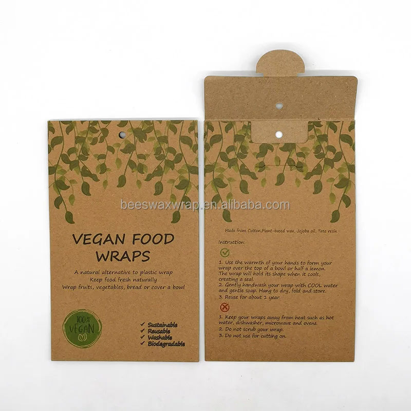 vegan wrap package