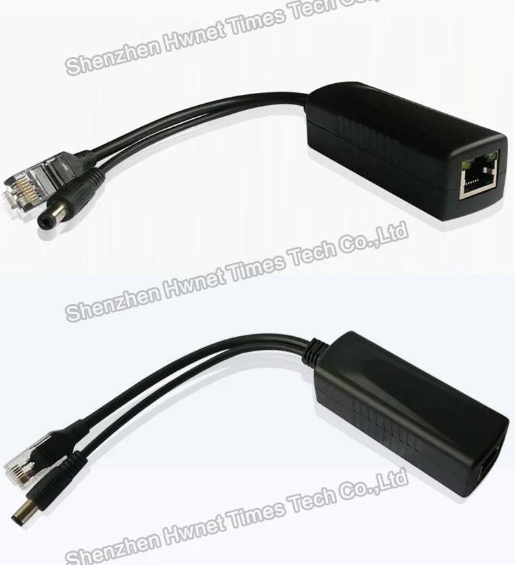 Изолированный PoE разветвитель, кабель PoE разветвитель IEEE 50/802 AF/at 10/100 м