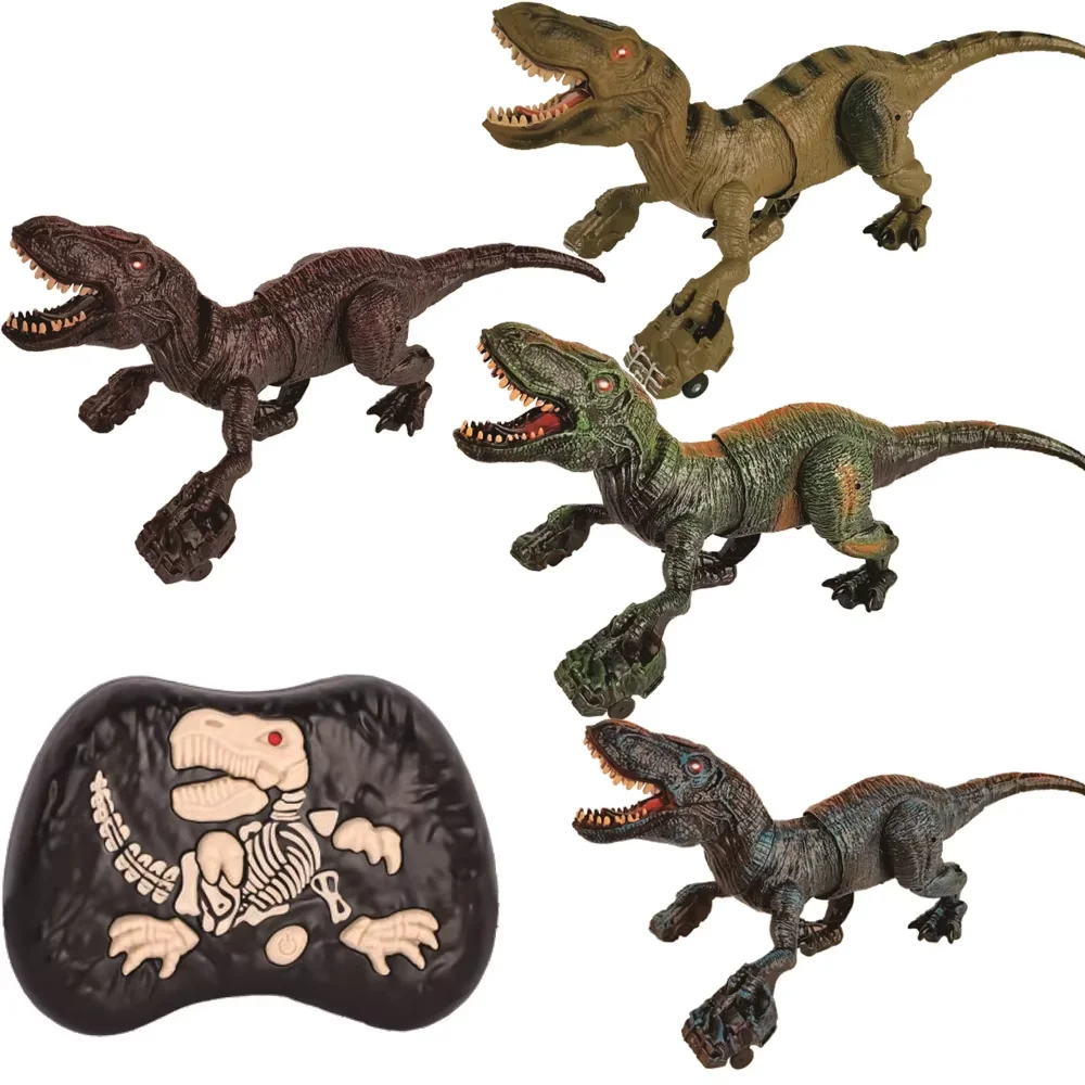 2024 New Arrival Electronic RC Multi-functional Dinosaur Toys Rechargeable Crawling Toy Animals Dinosaur Toys for Kids