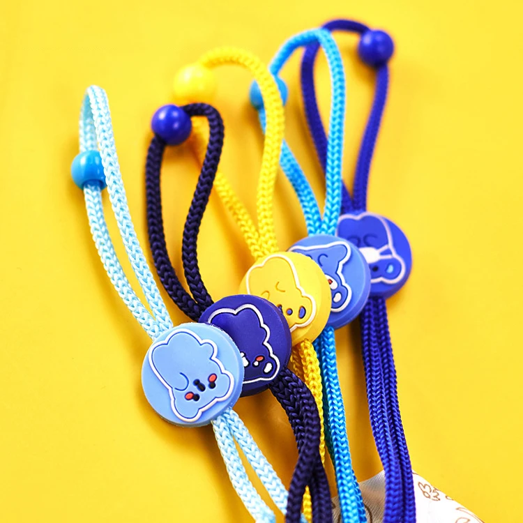Нейлоновый шейный строп с милым мультяшным рисунком для детей и взрослых, мультяшный веревочный крючок, цепочка для очков для детей 2023