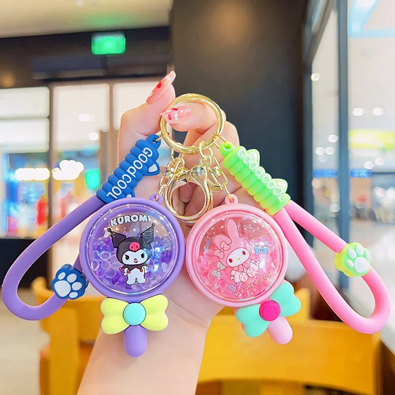 DL1230 Cartoon Sanrioed Big-eared Dog Mosquito Repellent Aromatherapy Key Chain Car Key Pendant Student Backpack