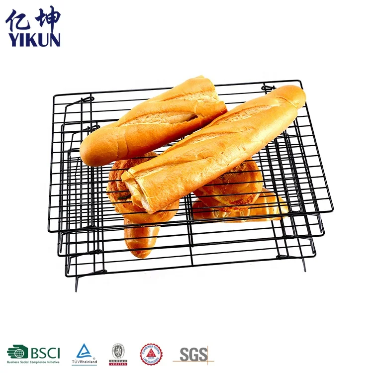 Multi Purpose Grid Non Stick Wire Metal Baking Tool Bread Cooling Rack