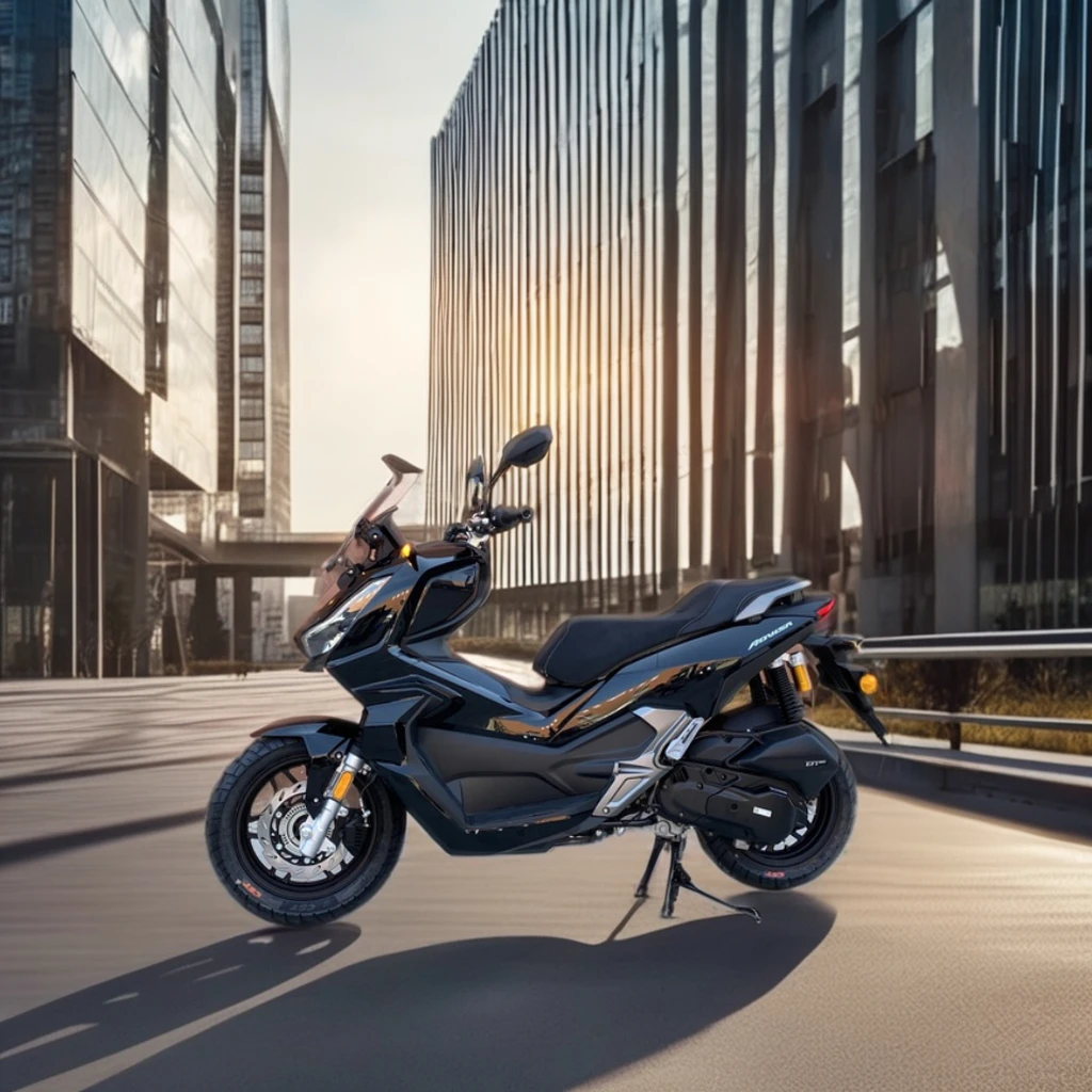 New designed ADV200CC highpowerful Gas motorcycle with 180cc loncin water cooled engine max speed 100km/h Gas moped on road