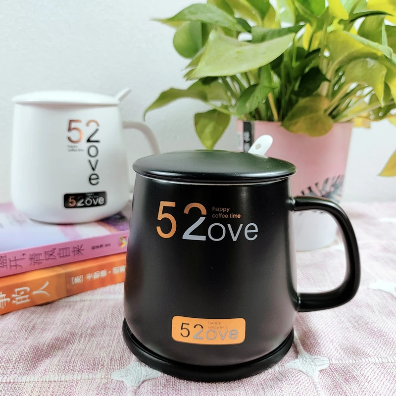 2021 Best Selling Mug Cup Heater cup Warmer Porcelain Smart Tea Coffee warmer Cup With Warmer For mug warmer usb car cup warmer