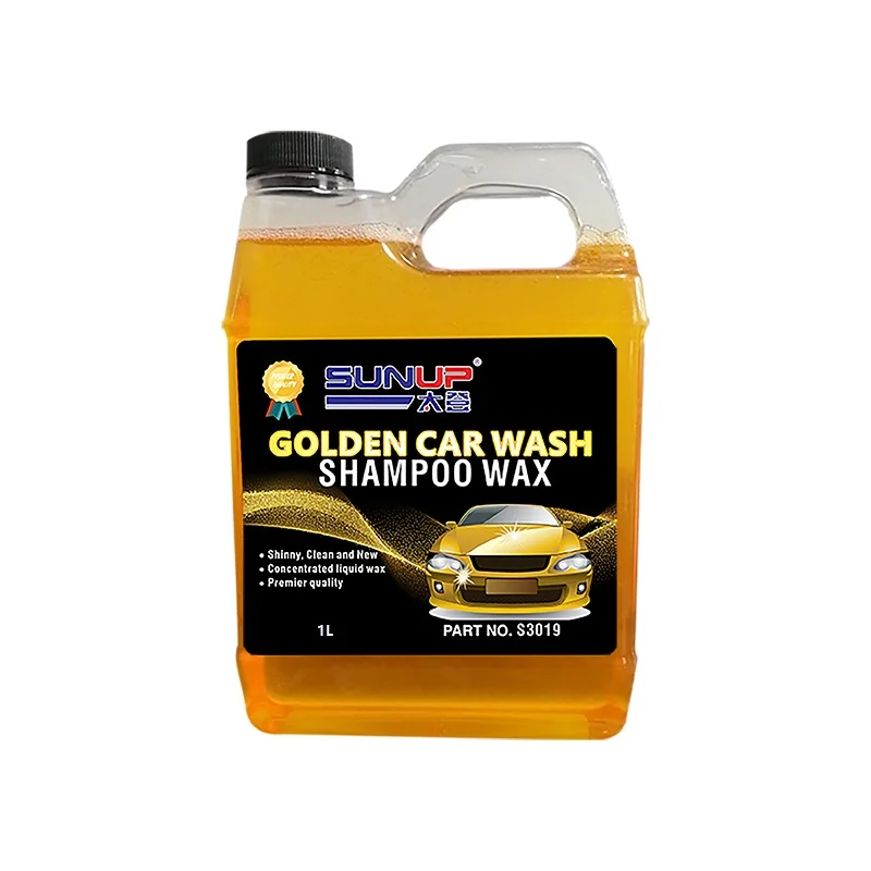 Super Concentrated Car Wash Shampoo Waterless Carnauba Wax Premium Gold for Car Cleaning and Car Care
