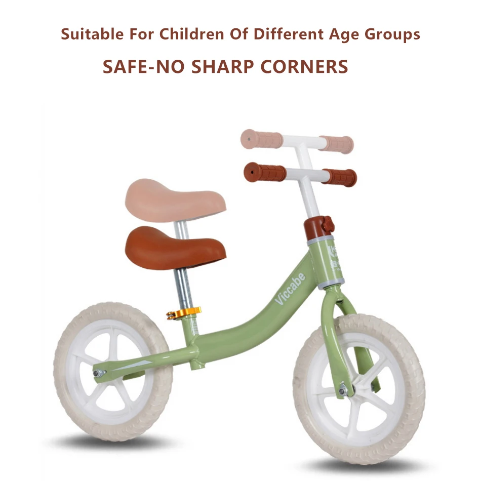 Factory Wholesale Price Small Size Bicycles With Fat Tire Foam Tires For Baby  None Brake For Children Walkers Without Chains