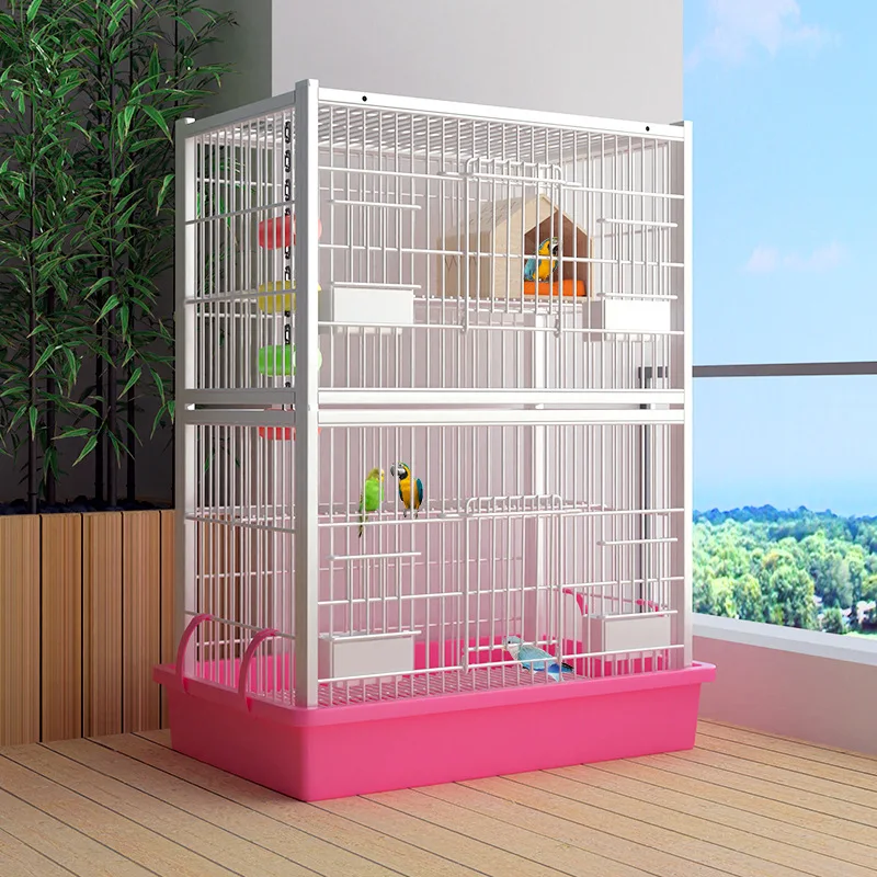 Professional Supplier Encrypted Squirrel Cage Pet House For Small Animals galvanized wire parrot cage Cat Fence Pet cage