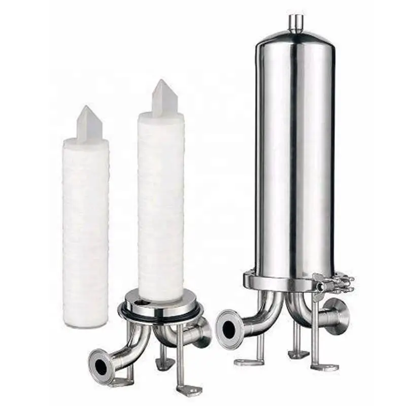 Pre Filtration Stainless Steel Bag Filter Housing For Beer Wine And Juice