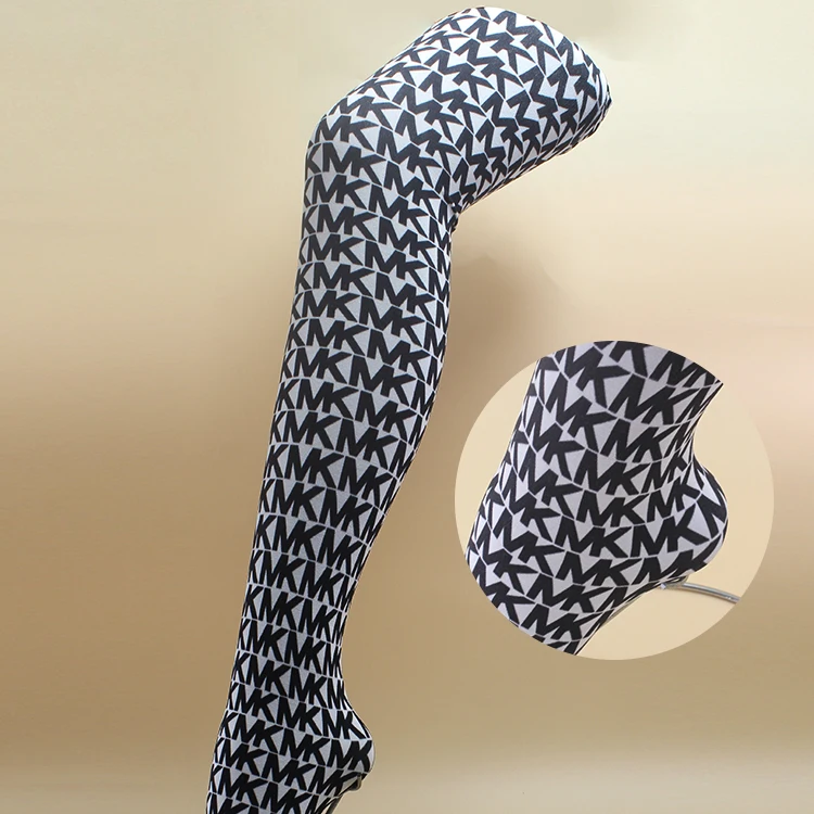 low price fashion in stock letter print girl pantyhose lady tights