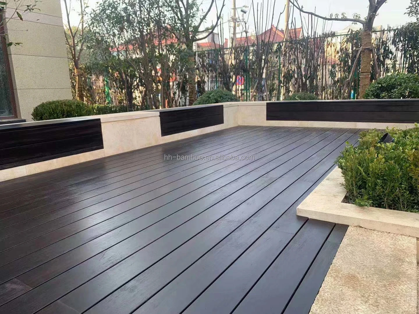 
Antiseptic Waterproof High Quality With Test Report Dark Carbonized Outdoor Strand Woven Bamboo Decking 