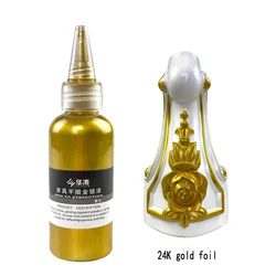 Quality Gold Silver Colored Paint With Smooth Hard Quickly Used For Furniture Metals Spray Brush