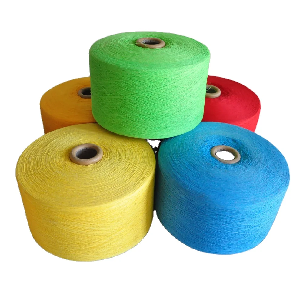 Custom Cotton Sustainable Low Twist Hand Knitting Moisture-Absorbent Microfiber Recycled Mop Yarns