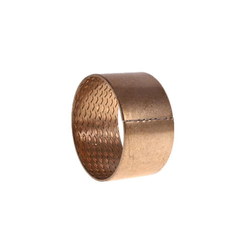 FB090 wrapped bronze bushing brass alloy sliding copper bush sintering shaft sleeve corrosion resistant self lubricating bushing