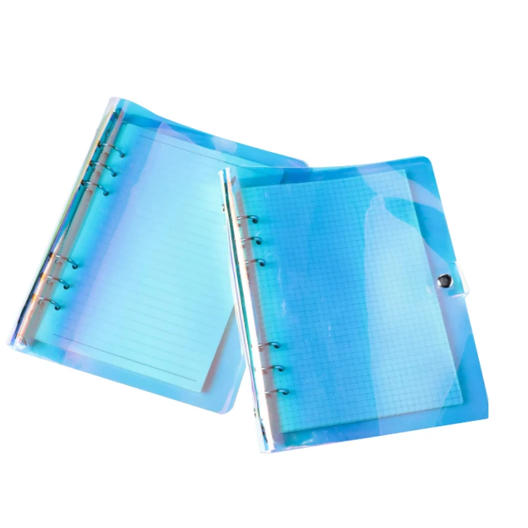  Loose Leaf PVC Clear Budget Binder Pocket with Zipper Translucent Cash Envelopes
