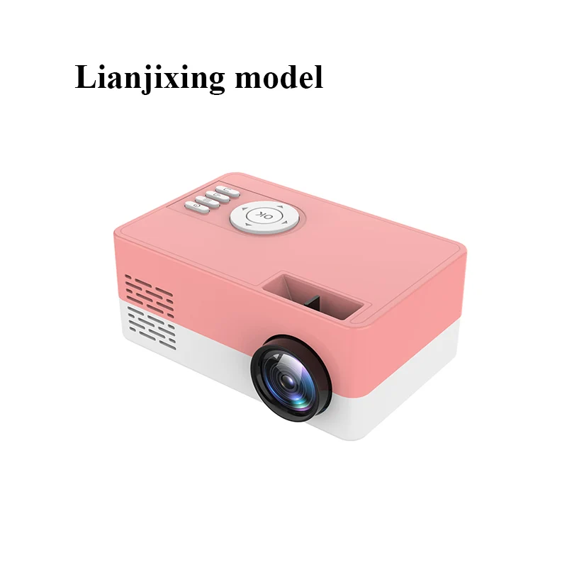 Factory Outlet Hot Network Yellow/Black/Pink/Blue J15 LED Portable 1500lumen 3.5mm 320x240 Pixel Mini Projector Home Media Play