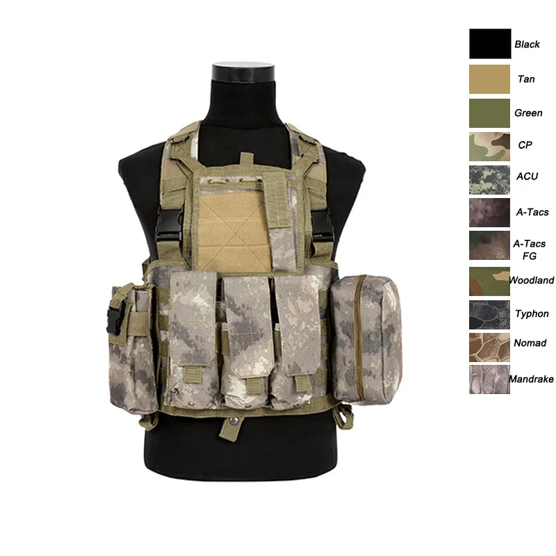 Multifunctional Custom Army Bullet Proof Combat Protection Police Military Tactical Vest/ Vest