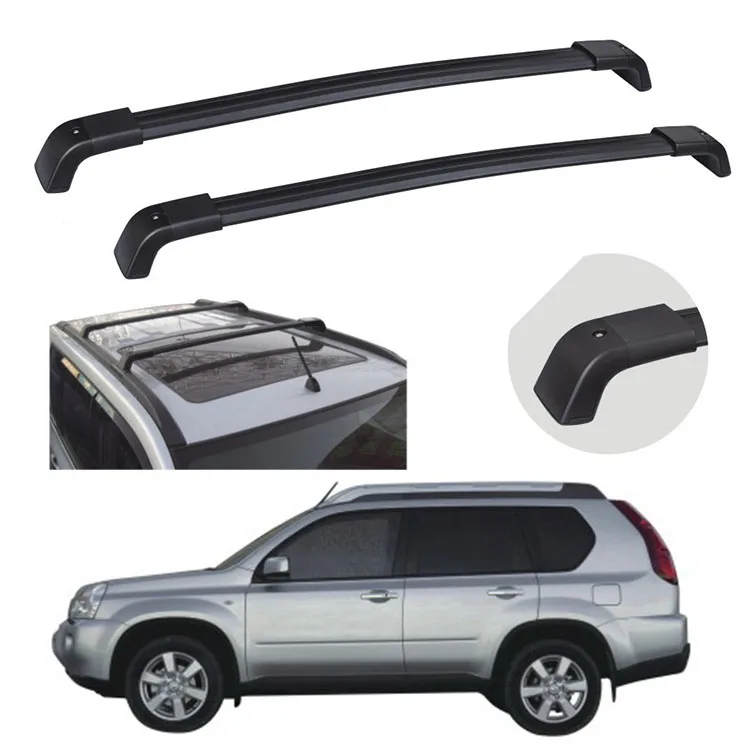 Hot sale Off Road 4X4 Car Accessories Style Aluminum Alloy Cross Bar Car Roof Rack for Nissan X-TRAIL 08-16