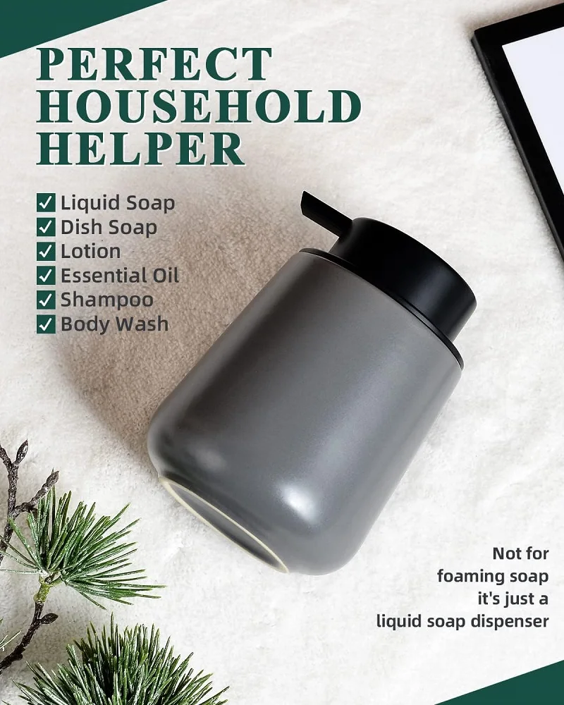 Modern nordic designs bathroom set ceramic liquid soap pump dispenser set bathroom accessories Bathroom Products Accessories