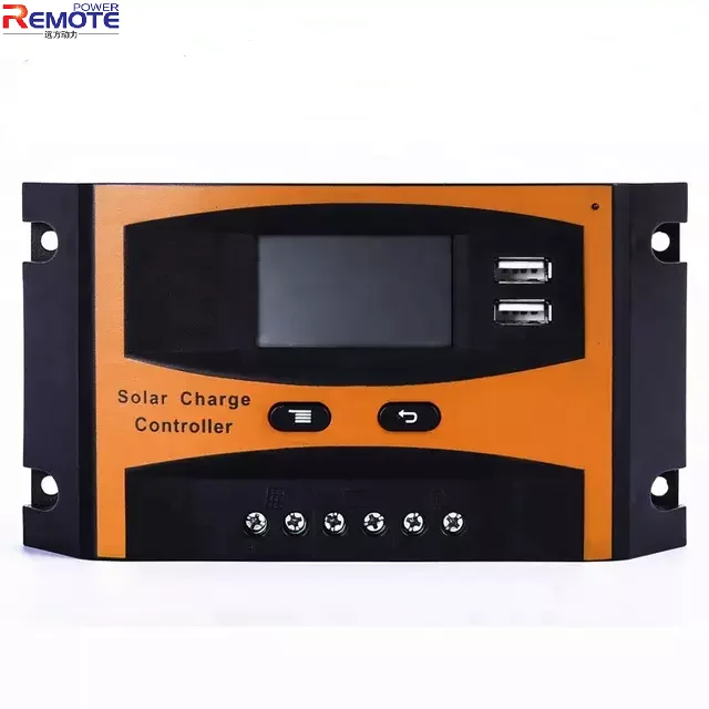 Remote 12v 24v 48V 60A solar charge controller PWM controller for solar energy system use