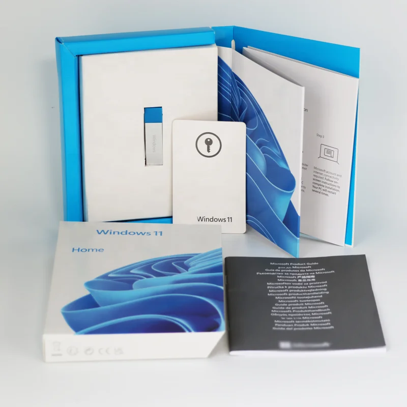 Windows11 домашний Usb 3,0 COA ключ активации онлайн оригинальная упаковка 12 месяцев гарантированно Win11 домашняя коробка