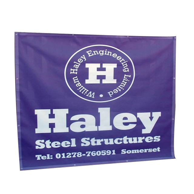 High Quality Custom Logo Printing 500gsm PVC Flex Vinyl Banner For Outdoor Advertising