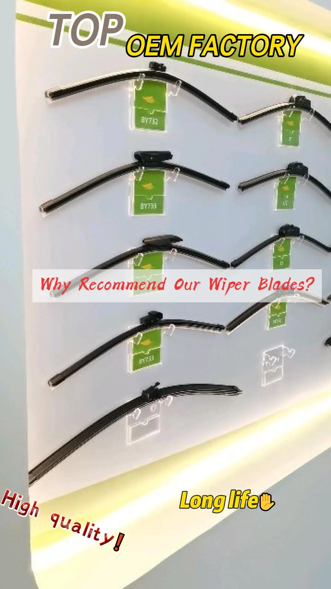 Universal wiper blade manufacturer palheta limpador de para brisa Car Windshield Wipers for car vw golf mk7