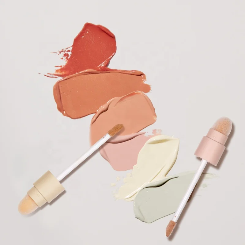 Full Coverage Face Vegan Makeup Pro Liquid Color Correcting Concealer Correction Foundation Tube for Dark Skin Hd Concealer