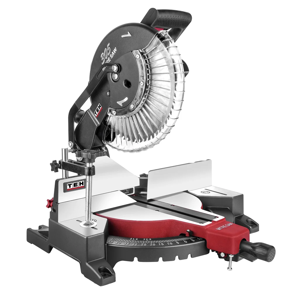 TEH Easy Transport Multipurpose 255MM Electric Single Bevel Multi Material Compound Mitre Saw 220V