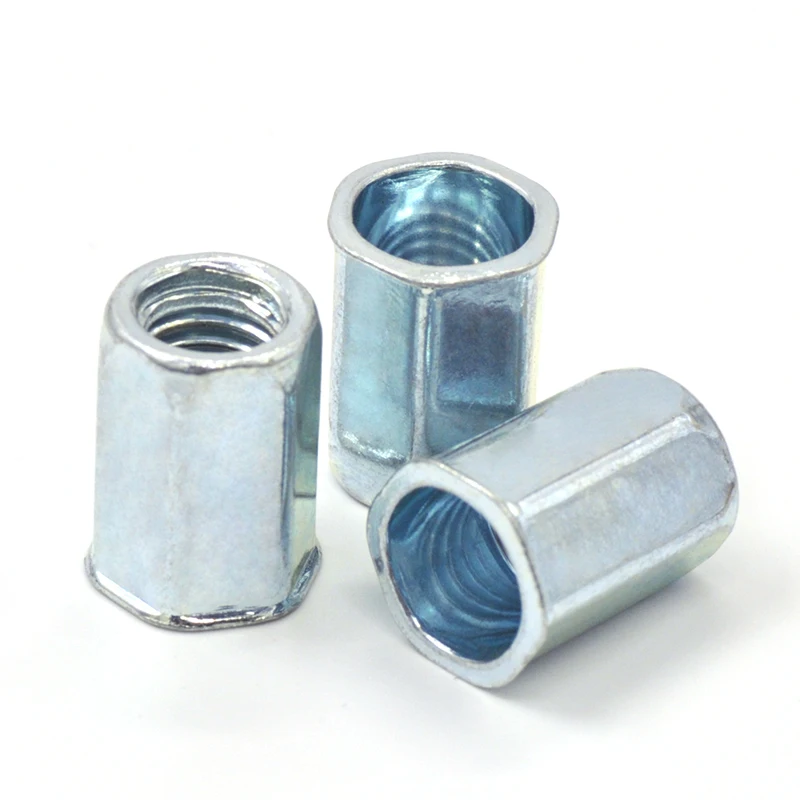 Factory wholesale price custom color countersunk head full hexagon rivet nuts