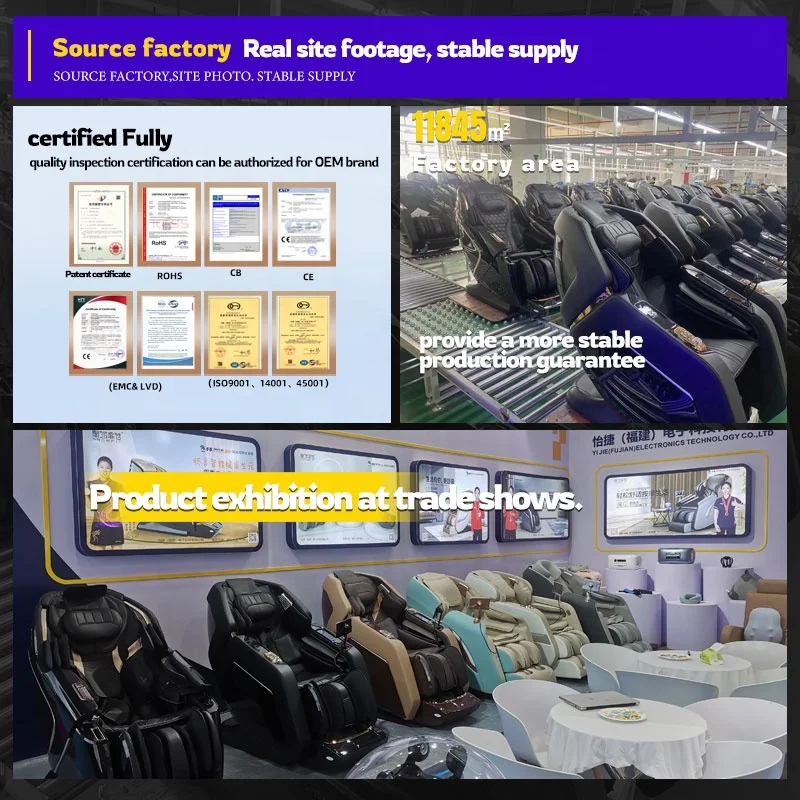 New Intelligent Shared Full Body Multifunctional Scan Code Sl Track Commercial Cabin Massage Chair