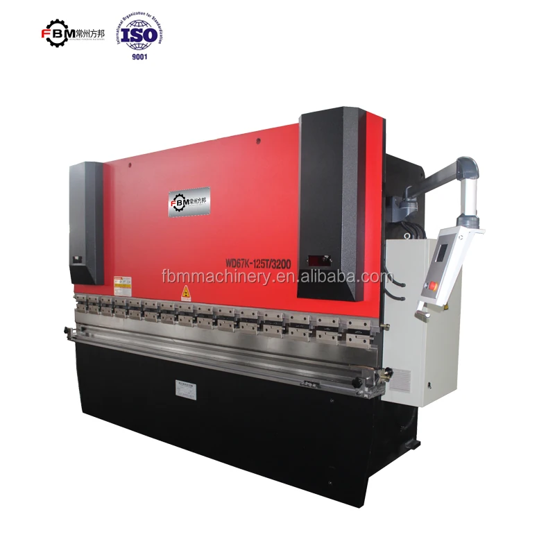 125T/3200 plegadora CNC hydraulic press brake machine