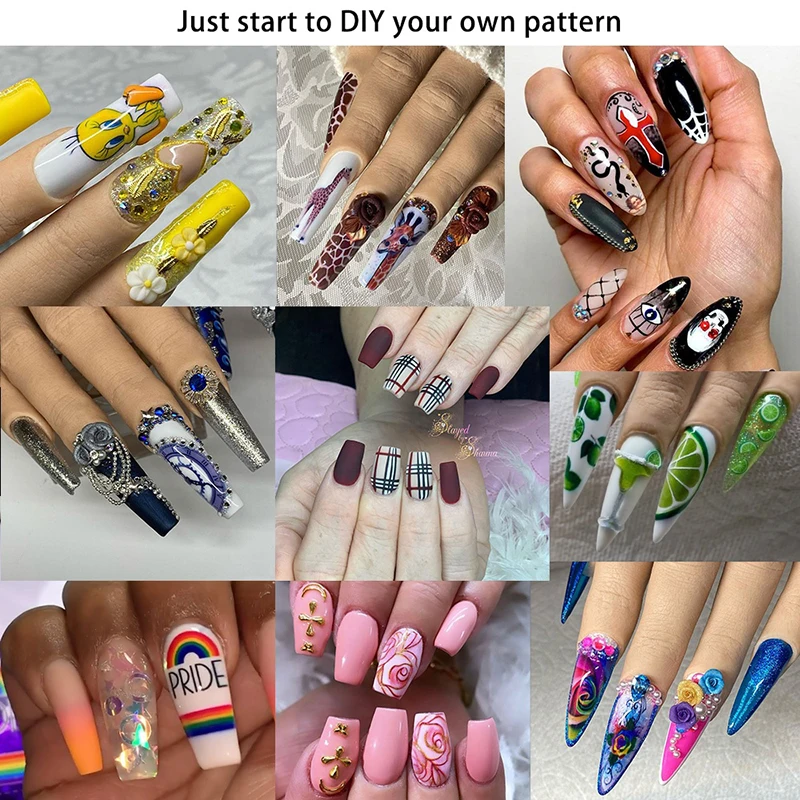 New O2Nails M1 Mobile Nail Printer Nails Art Equipment Nail Salon Intelligent DIY Phone APP Operation