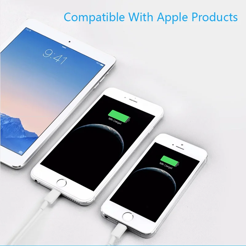 Original High Quality Charger Cable For iPhone 1M USB Cable Data Transfer Fast Charging For iPhone