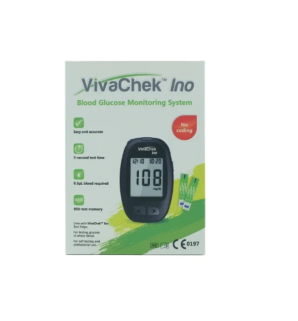 Diabetes Diabetic Blood Sugar Detection Blood Glucose Meter Glucometer  50 Strips + Needles glucometer test