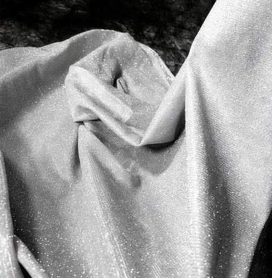 sparkling laser starry sky illusory color high gloss foil elastic silver gold metallic fabric for wedding/fashion dresses