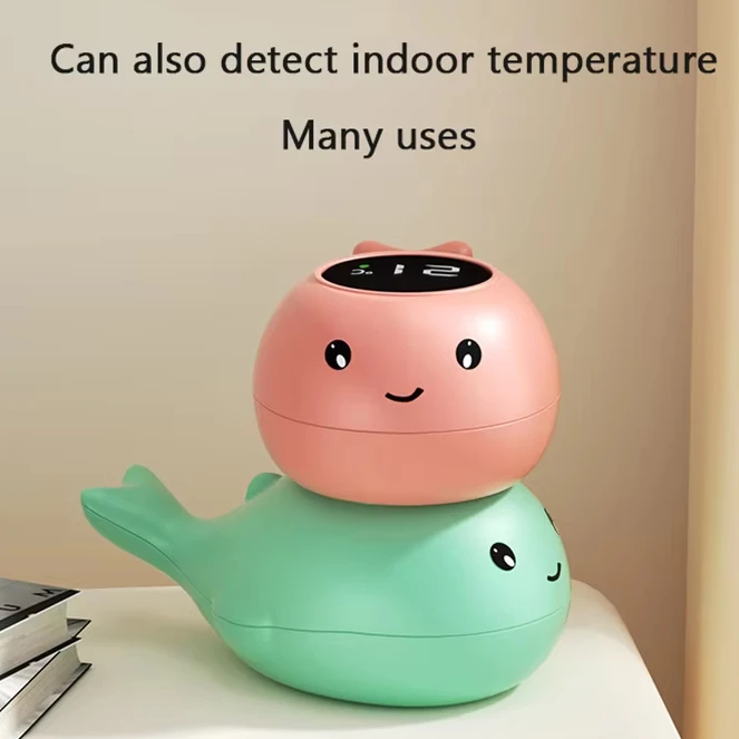 Hot Sell Cartoon Cute Kids LED Digital Temperature Thermometers Floating Toy Baby Room Bath Water Thermometer Toys For Children