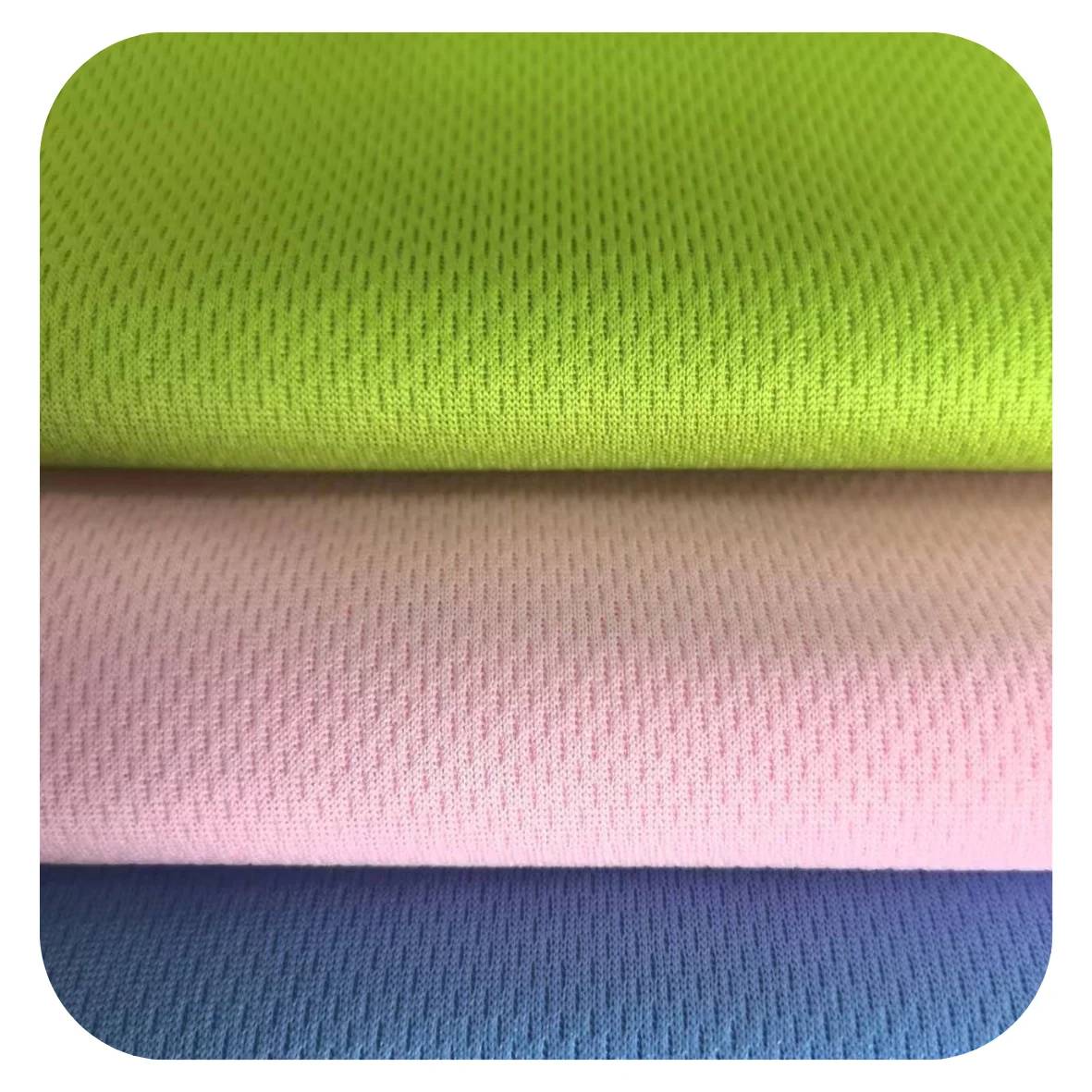 MY Knit Factory  Birdseye Mesh Fabric 75D/36F  130GSM  100%Polyester Net Fabric Football Fabric for Sportswear and Lining
