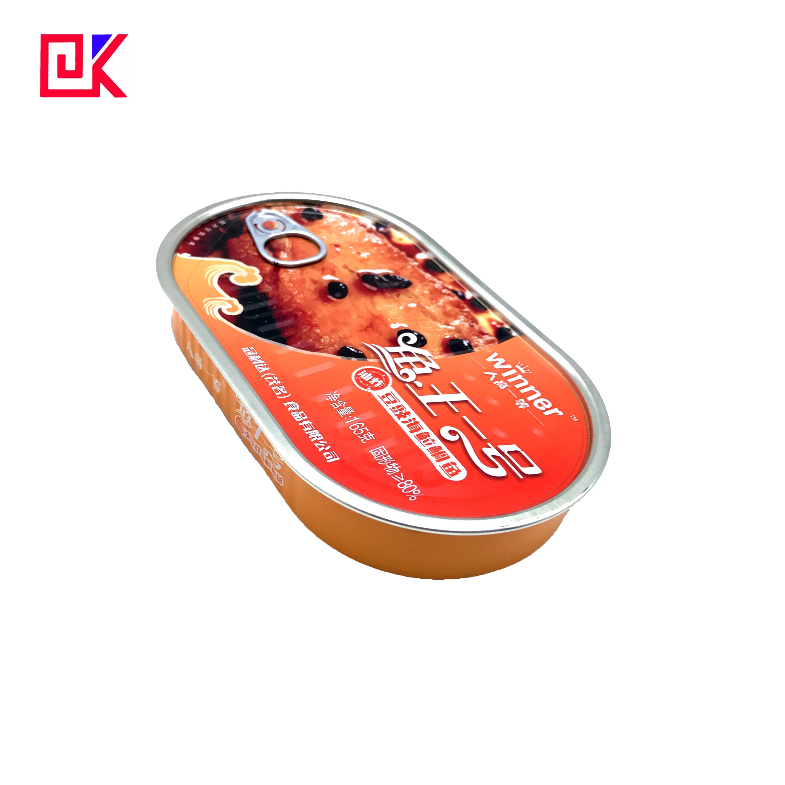 oval shape tuna fish can printing box for food  beef tomato paste can