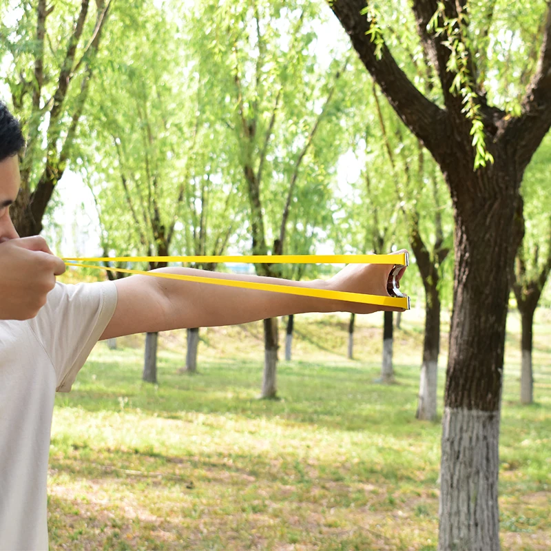 PIAOYU High Quality Solid Wood Patch Slingshot Resin Bow Hunting Outdoor Competition Shooting Powerful Slingshot for Hunting