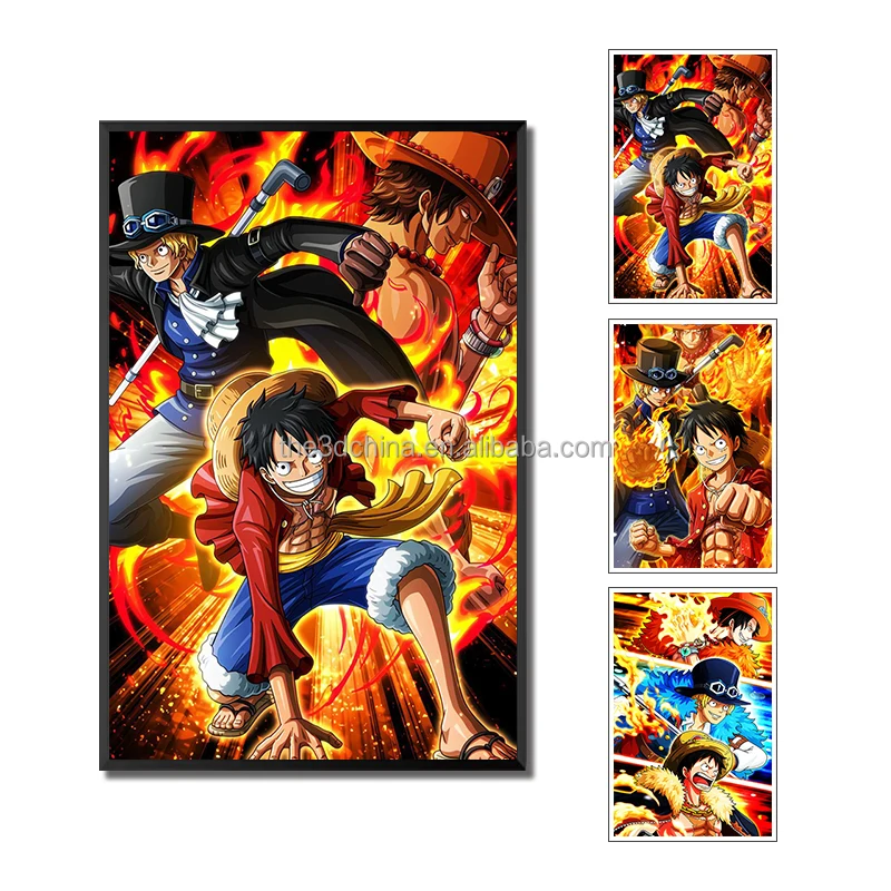 Good quality wholesale poster 3d lenticular printing anime Cartoon Posters Design Product