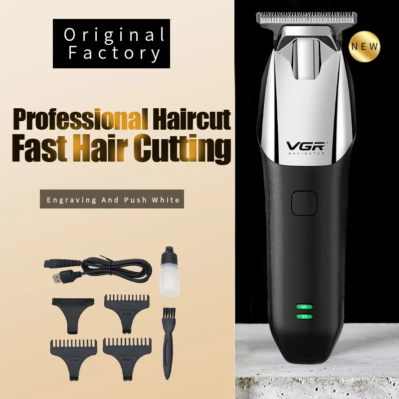 VGR V171 оптовая продажа оригинальная фабричная машинка для стрижки волос с USB зарядкой перезаряжаемая электрическая