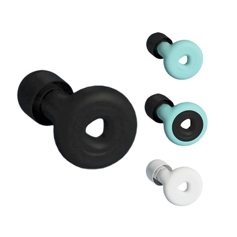 Wholesale Earplugs Sound Reducing Anti Snore Quiet Adjustable Work Hearing Protection Silicone Ear Plugs For Sleeping
