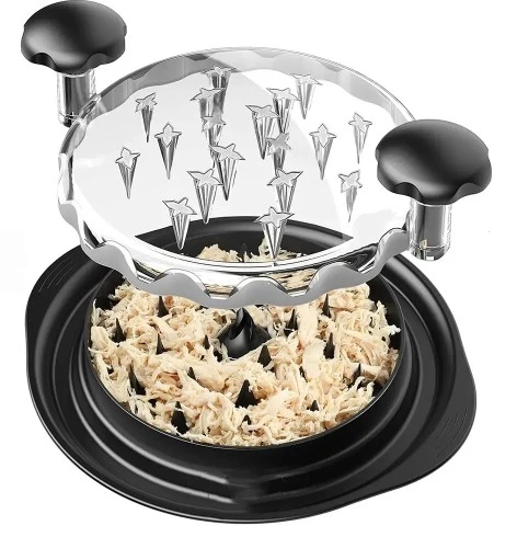 Hot Selling Updated Visible Chicken Shredder Tool Kitchen Gadgets Utensils Clear Plastic Box Lid Machine Home Kitchen Cooking