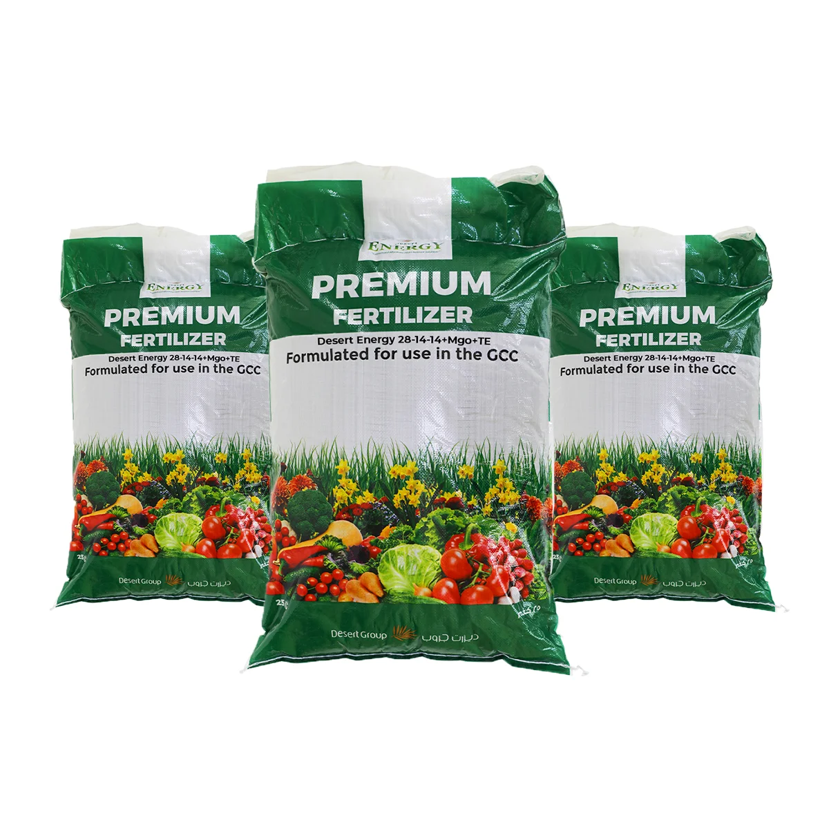 Superior Formula Desert Energy 28-14-14+MgO+TE Compound Powdered Fertilizer 25kg for Thriving Plants