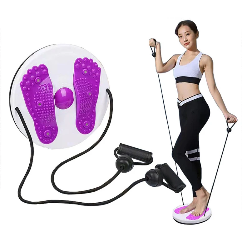 Ab Twister Board For Exercise Waist Twisting Disc With 6 Magnets Fitness Twister With Handles