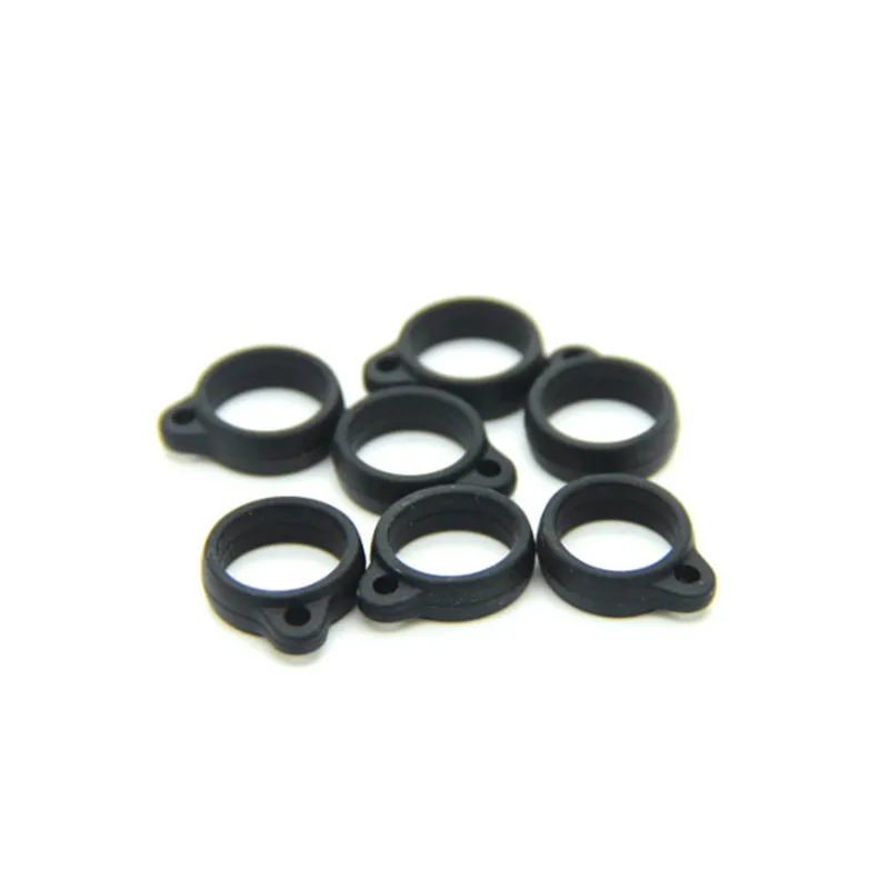 Best quality custom logo vape rings for vape pods mods tanks silicone e cigarette band lanyard ring in stock ship free