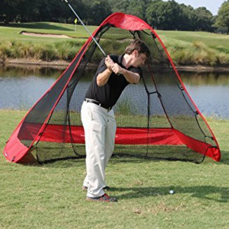 Square Golf Practice Net for Training Golf Driving Range and Secure Golf Fence Installation