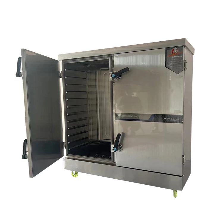 Commercial Rice Steaming Cabinet Fully Automatic Rice Steaming Machine Gas Steamer for Restaruant/Hotel